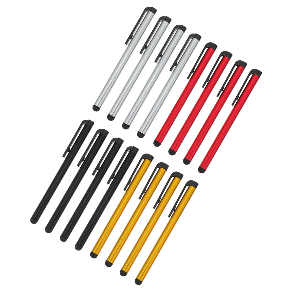 

16 Pcs Touch Screen Stylus Sensitivity Tablet Writing Pen Precision Electronic Rubber Capacitive Universal