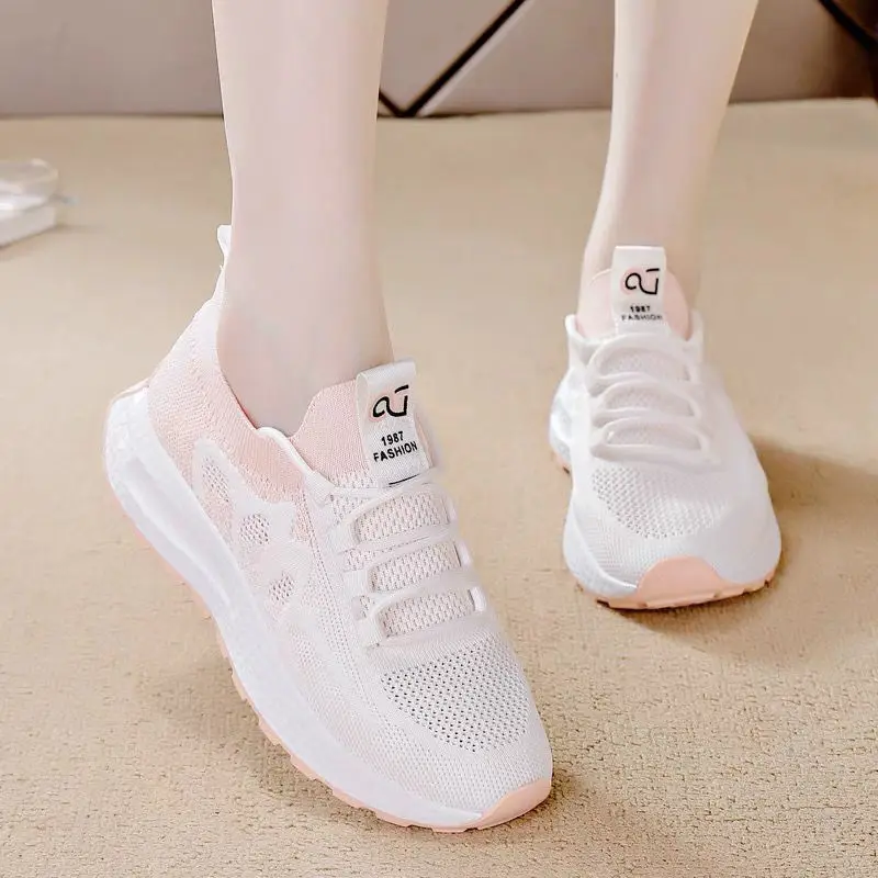 

Новинка весна-осень спортивная обувь женская обувь дышащие легкие кроссовки трендовая универсальная модная повседневная обувь