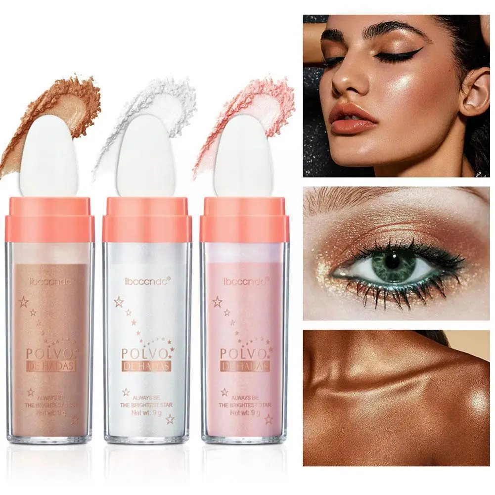 New White Moonlight Highlighter Powder Polvo De Hadas Glitter Powder Shimmer Contour Powder for Face Body Highlight Makeup Q7K1 1 New White Moonlight Highlighter Powder Polvo De Hadas Glitter Powder Shimmer Contour Powder for Face Body Highlight Makeup Q7K1 1