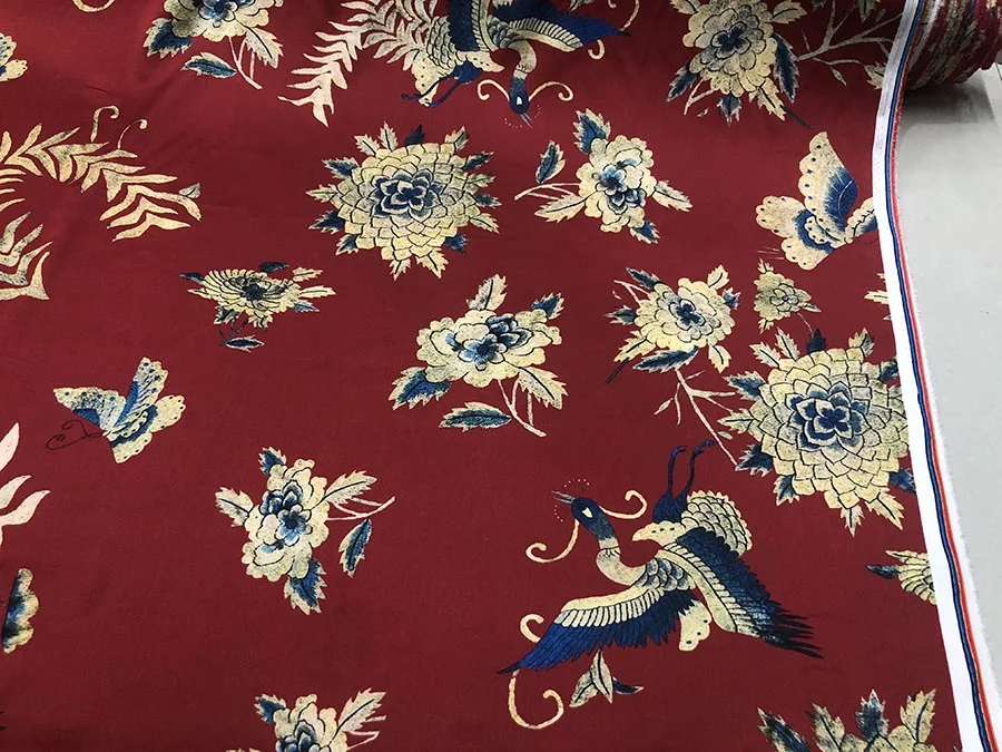 19 momme Высококачественная атласная ткань из натурального шелка и спандекса