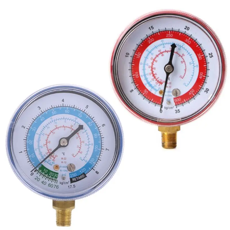 

New Air Conditioner R404 R134A R22 Refrigerant Low Pressure Gauge PSI KPA Blue
