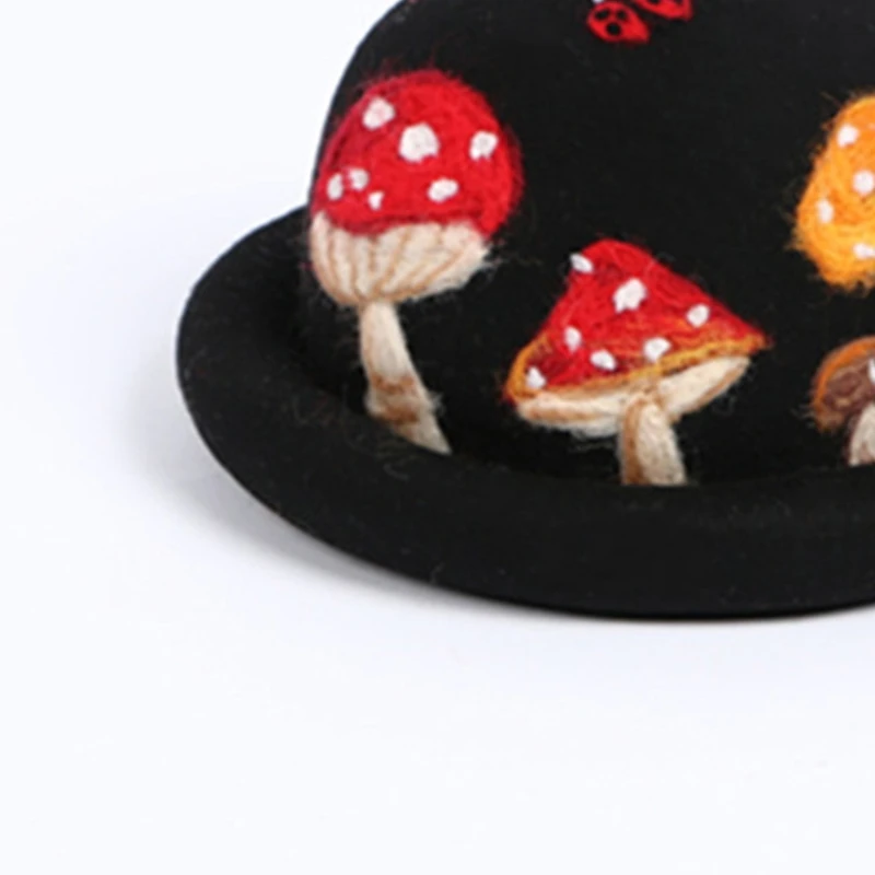 Фетровая джазовая шляпа из искусственной шерсти для родителей и детей на зиму