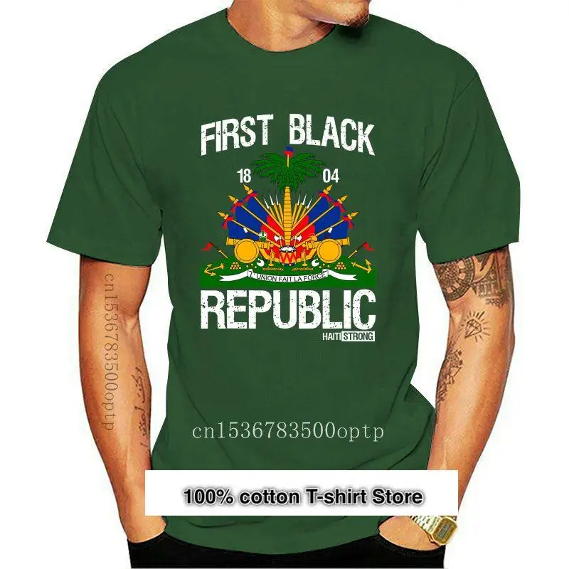 

Camiseta con estampado "Haiti Strong", camiseta de la Revolution 1804, 1