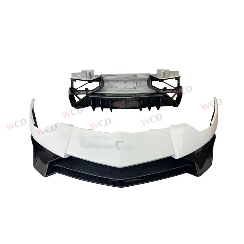Углеродное волокно в стиле SV + Bodykit Lamborghin Aventador LP700 LP720 LP750 2011 передний бампер задний