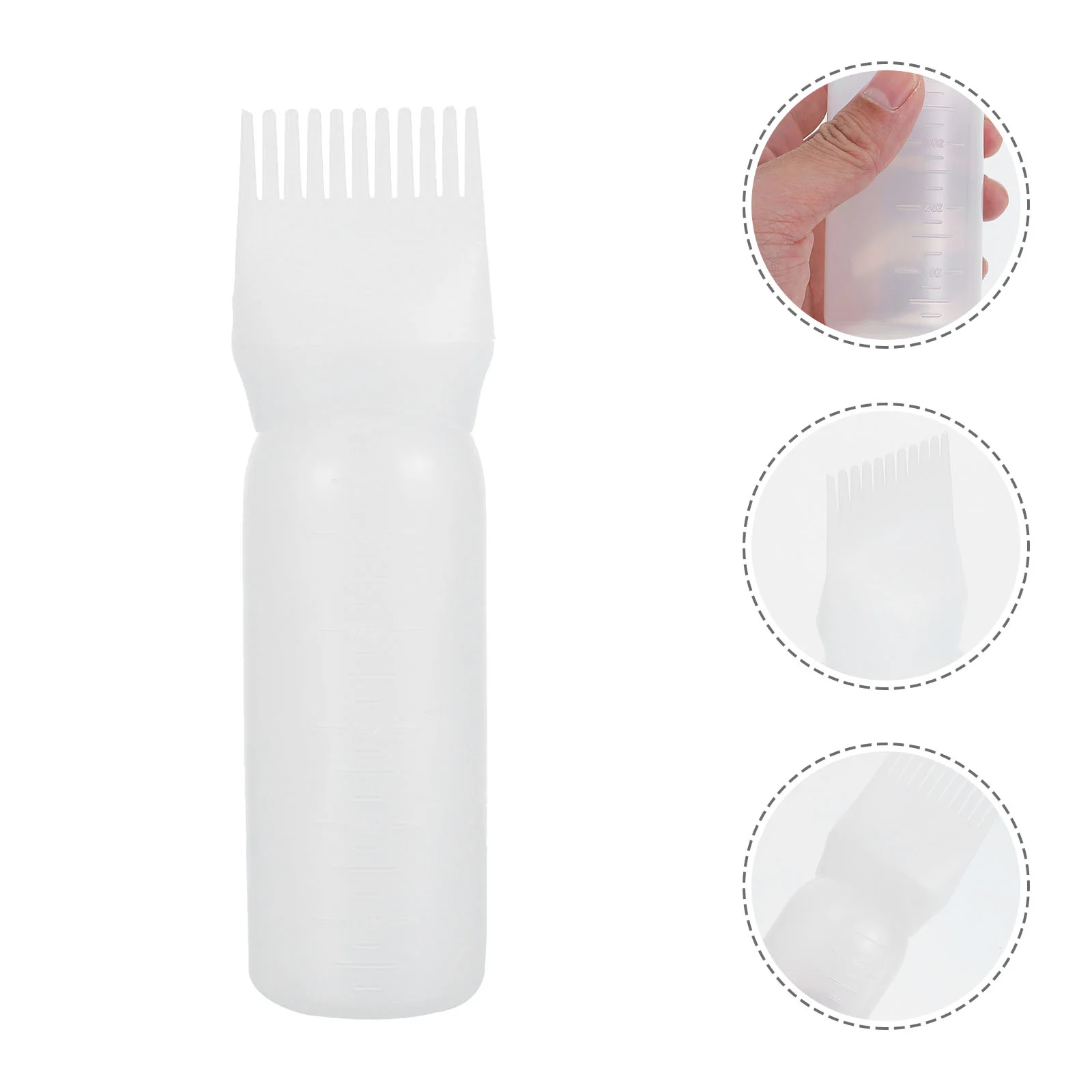 

Root Hair Bottle Applicator Comb Brush Dye Forcolor Oil Tint Dispenser