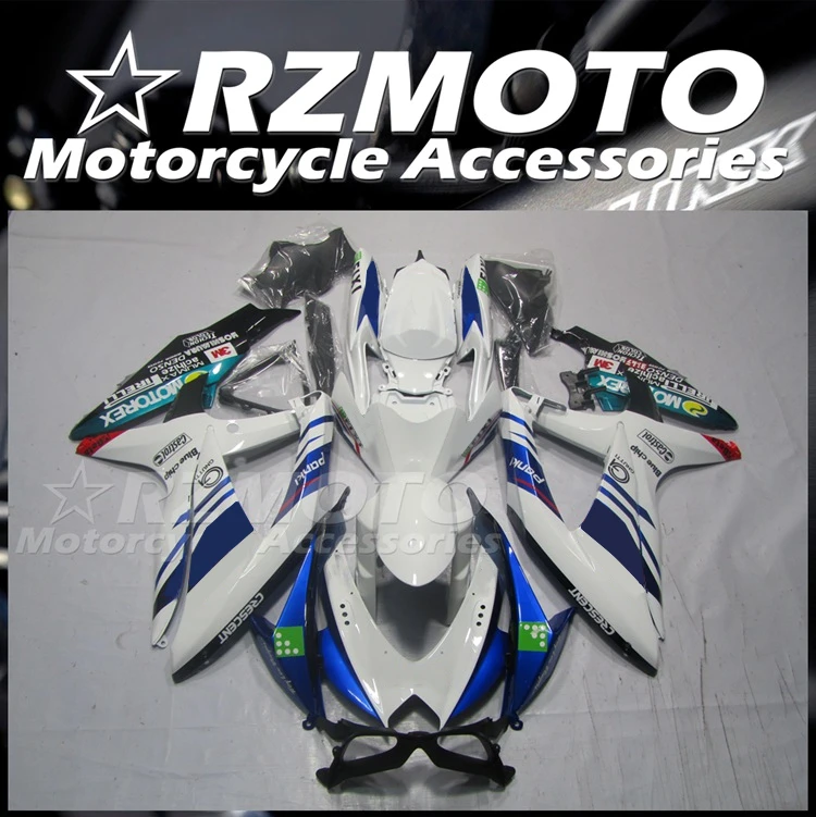 

4 подарка, новый комплект обтекателей из АБС-пластика, подходит для Suzuki GSX-R 600 750 K8 08 09 10 2008 2009 2010, кузов бесплатно