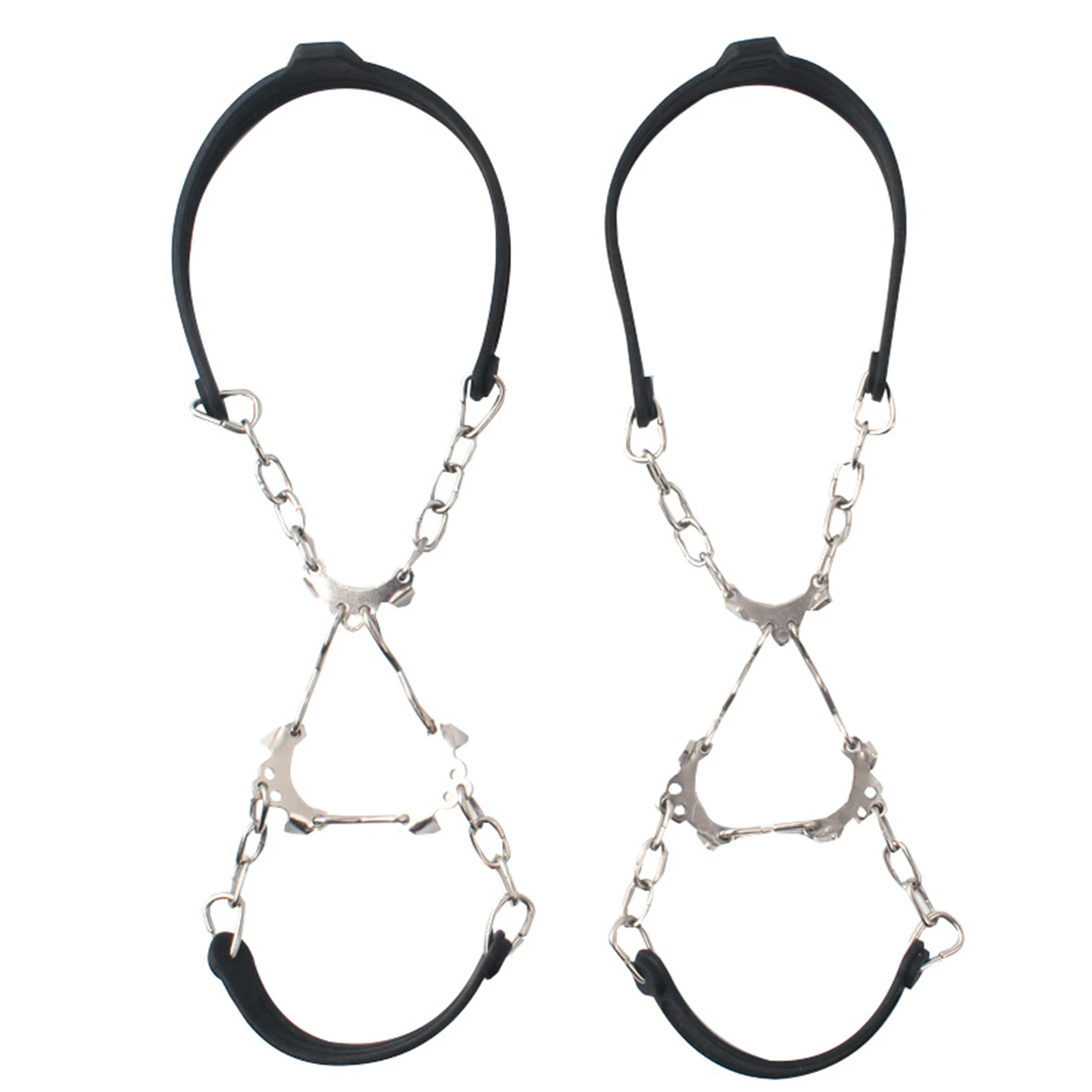 

1 пара, силиконовые шипы для альпинизма, 6 зубьев