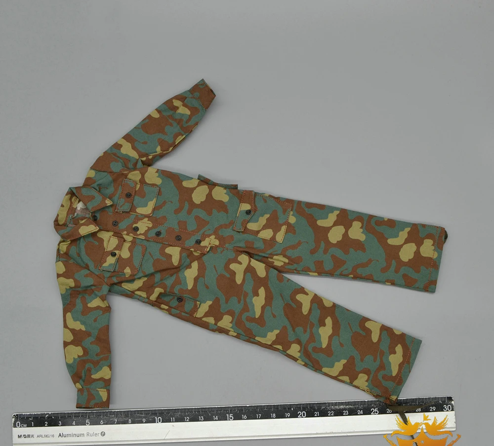 

UJINDOU UD9014 WWII Series 1/6 Panzergrenadier Normandy 1944 Italian Camouflage Coverall Field Cap Accessories For Fans DIY