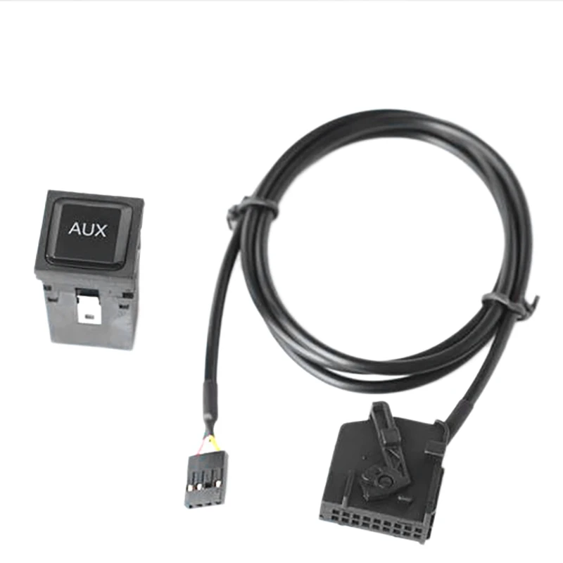 

Car MFD2 RNS2 AUX Audio Interface + Wiring Harness For- Ford Skoda