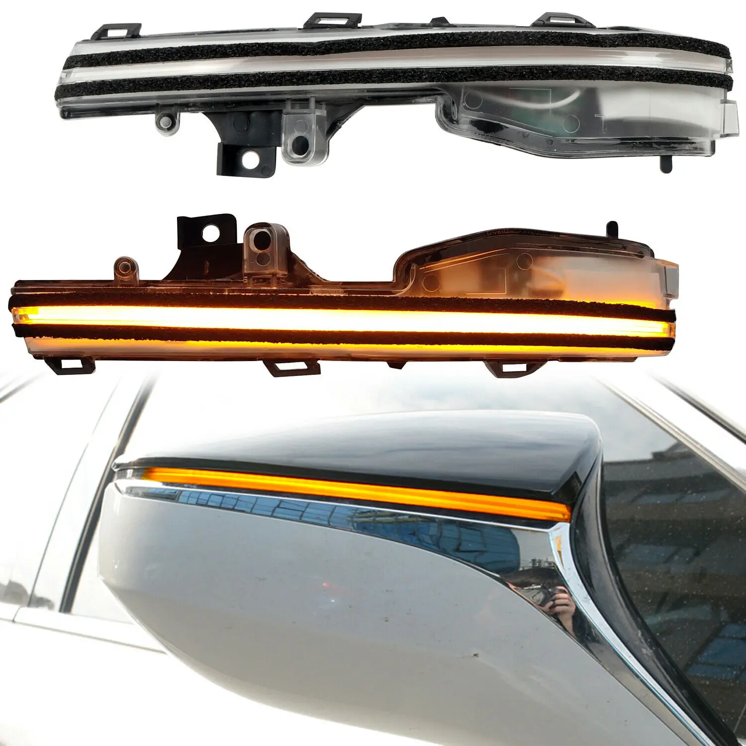 LED Side Mirror Sequential Dynamic Turn Signal Light For Lexus ES UX RC LC LS