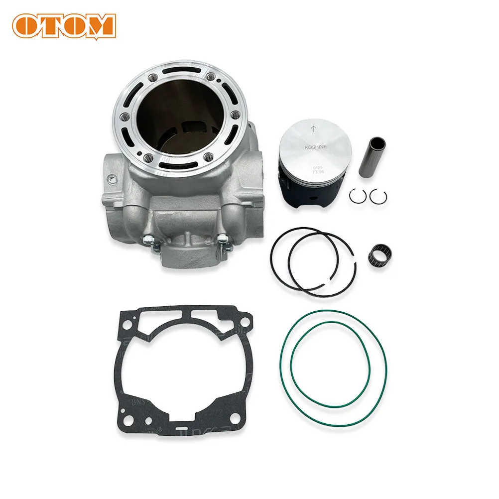 

Комплект цилиндров двигателя мотоцикла 74 мм для KOSHINE 320, 2-тактная прокладка цилиндра, блок цилиндров, комплект поршневых колец, часть внедорожного двигателя