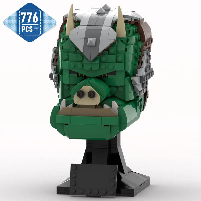 

New Moc Space Wars Gamoren Guarded Head Helmet Collection Bust Building Blocks Set Movie Ideas Bricks Assemble Toys Kid Gifts