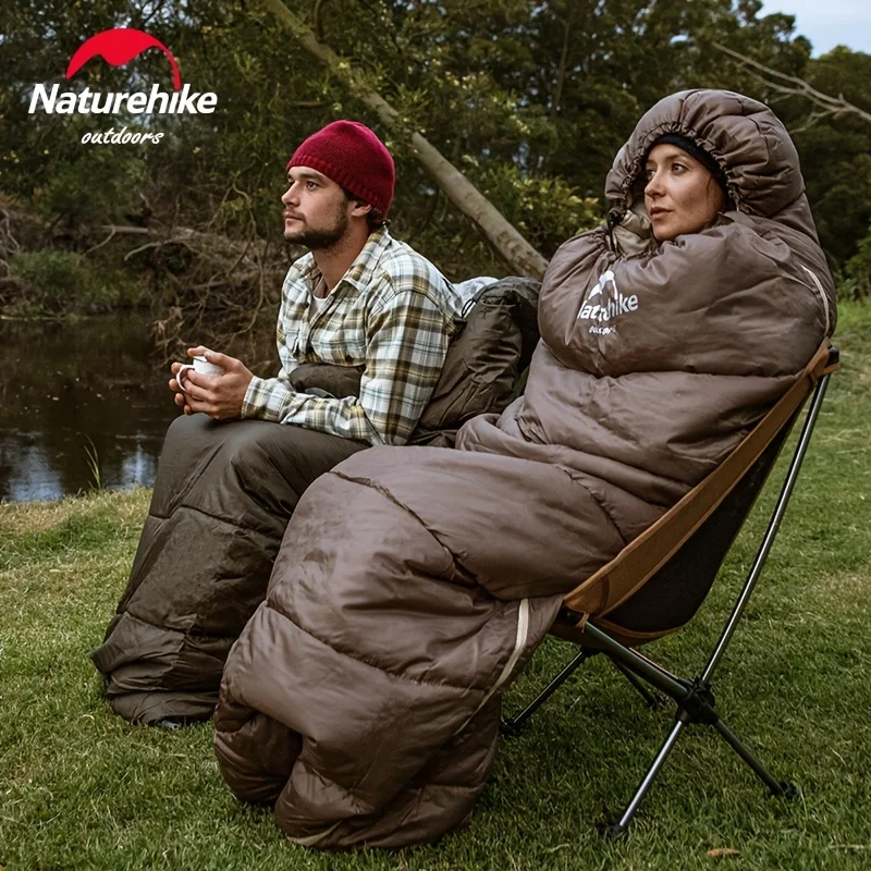 

[Flash Deal]Hooded Sleeping Bag Ultralight Lightweight Waterproof Cotton Sleeping Bag for Hiking Climbing