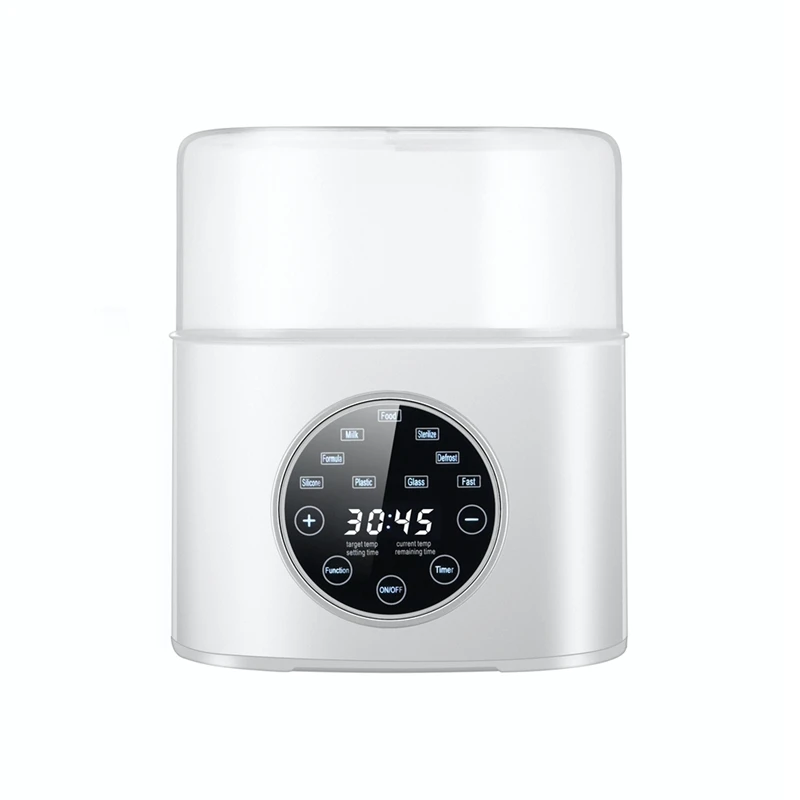 

1 Pcs Baby Bottle Warmer 5-In-1 Multifuntion Breast Milk Warmer Fast Baby Food Heater & Defrost Warmer With Timer EU Plug