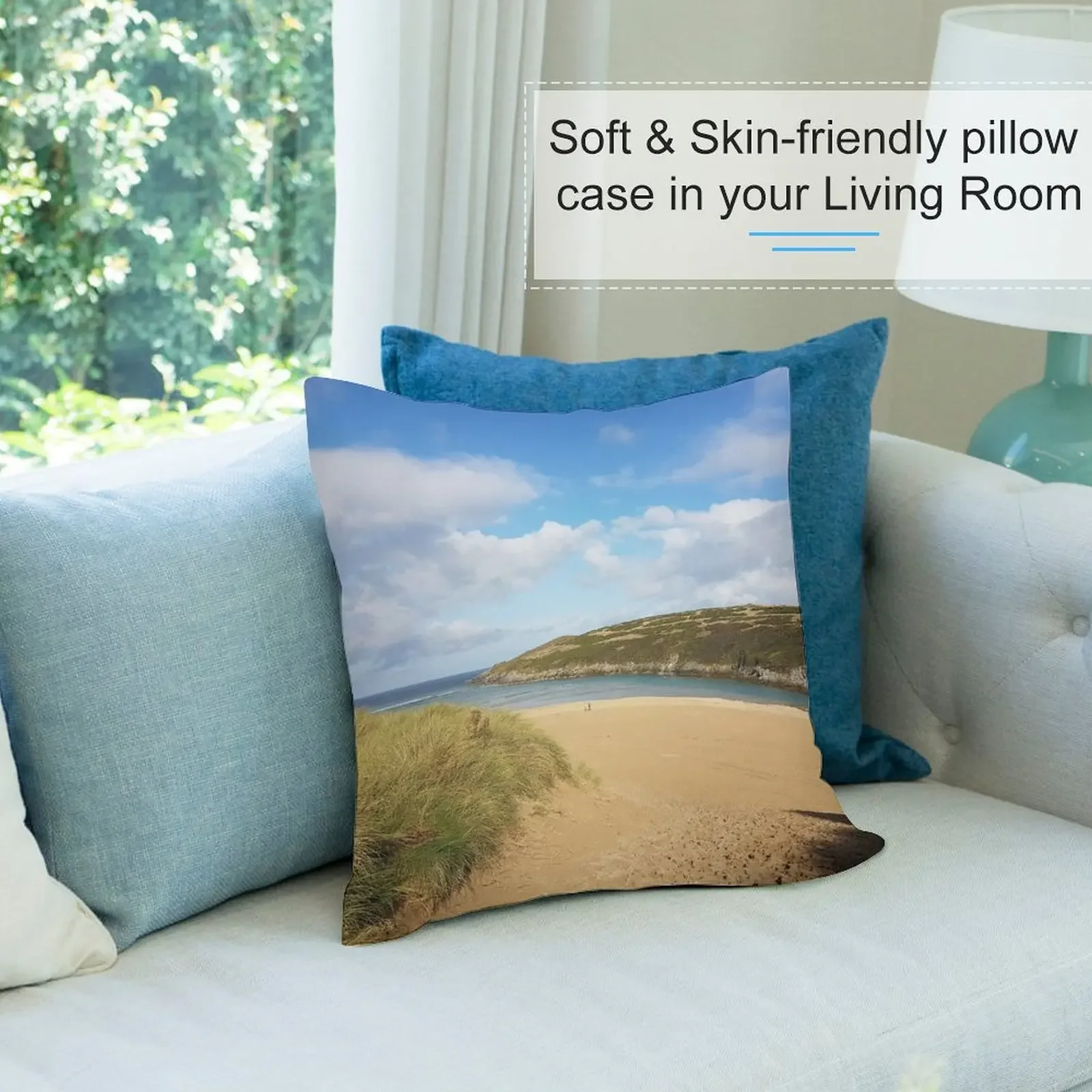 Crantock Beach декоративная подушка Cornwall чехлы для диванов гостиной