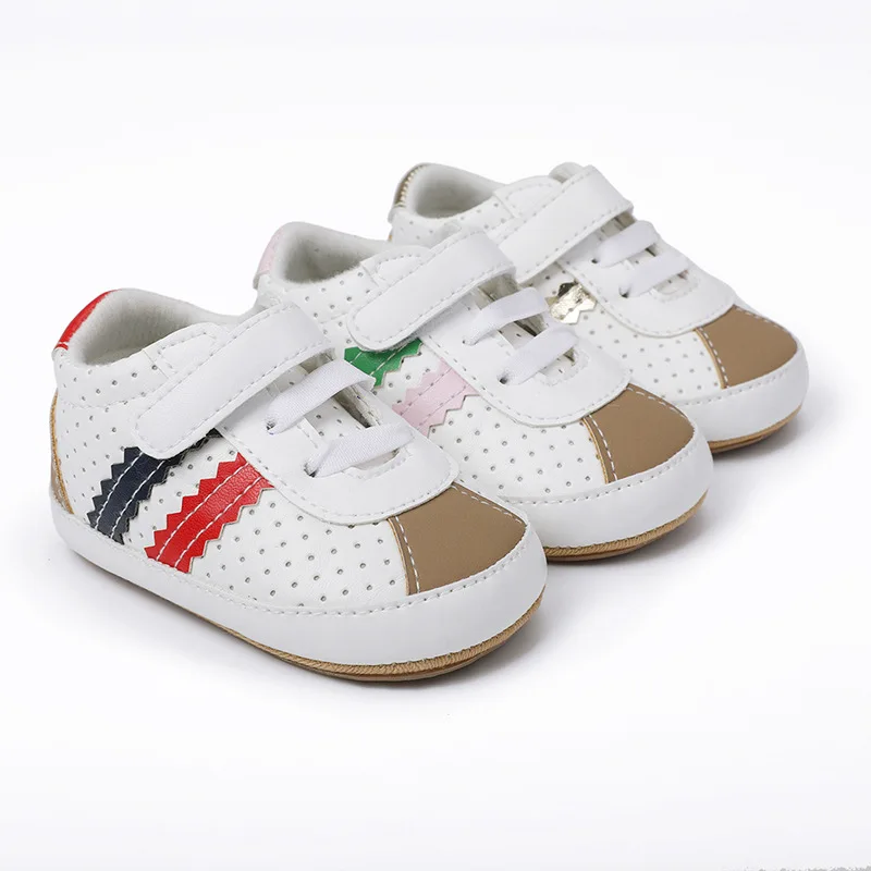 

Spring Autumn New Baby First Walkers Fashion White Casual Sports Shoes Toddler Fashoin Sneakers Hot Sale Bebe Crib Shoes