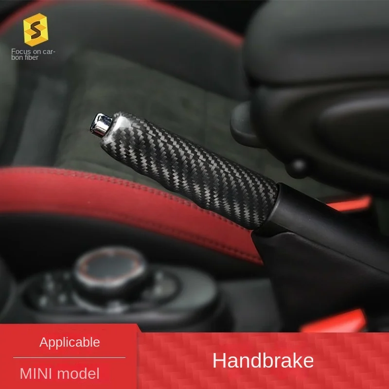 

For BMW MINI Cooper F55 F56 F57 100% 3K Carbon Fiber Handbrake Cover Car Interior Modification