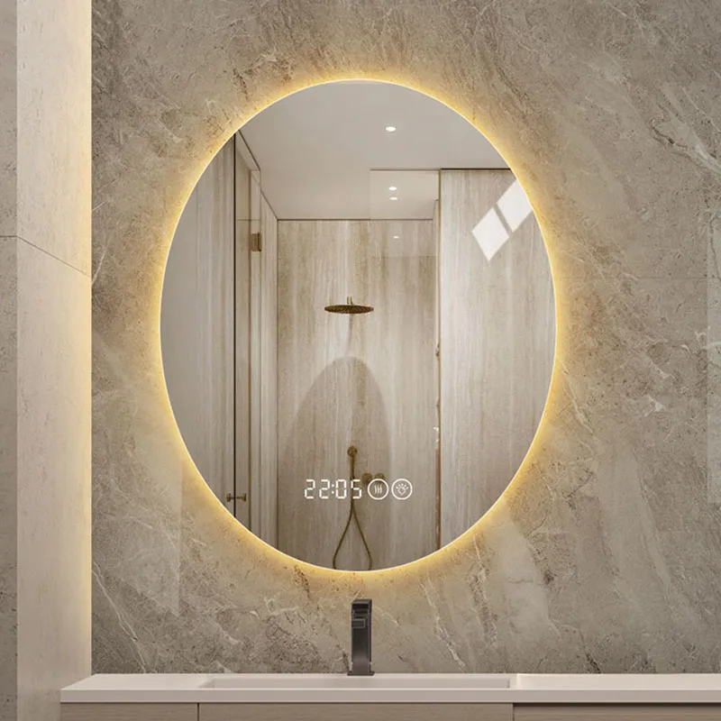 

Smart Backlight Bath Mirrors Bathroom Vanity Mirror Bedroom Led Bath Mirrors Shower Shaving Espejo Bathroom Supplies WW50BM