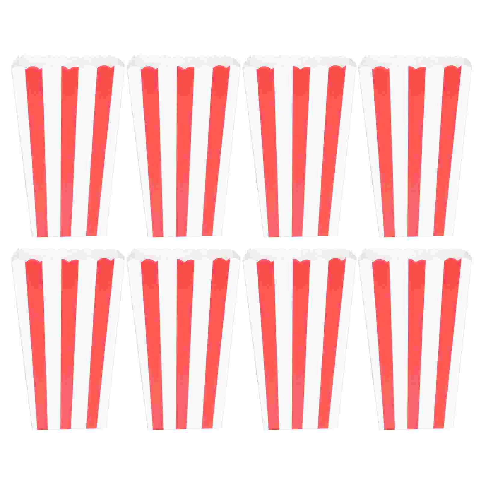 

Popcorn Box Boxes Papercandy Party Favor Containers Servings Individual French Cups Holder Fries Night Movie Treat Cup Container