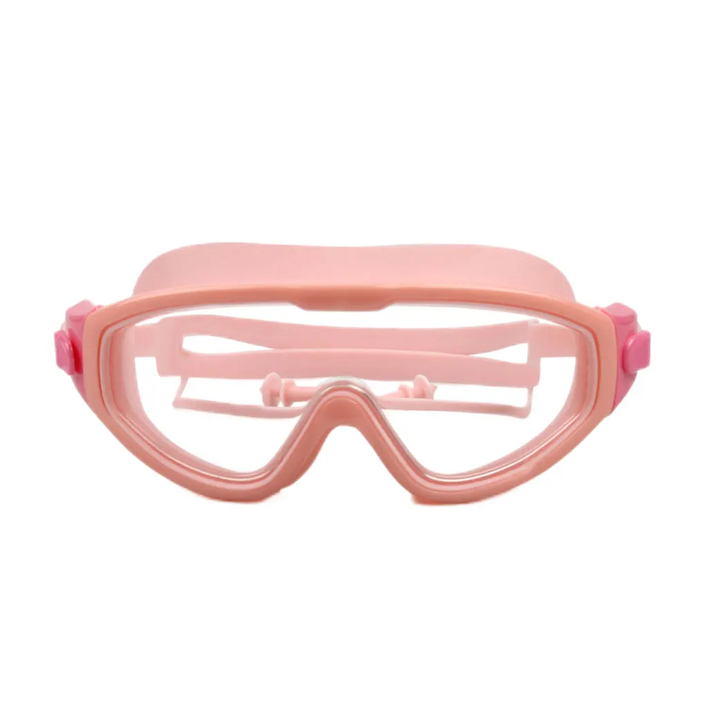 

1/2/3 универсальные плавательные очки регулируемые силиконовые модные очки водонепроницаемые противотуманные очки для соревнований для начинающих розовый