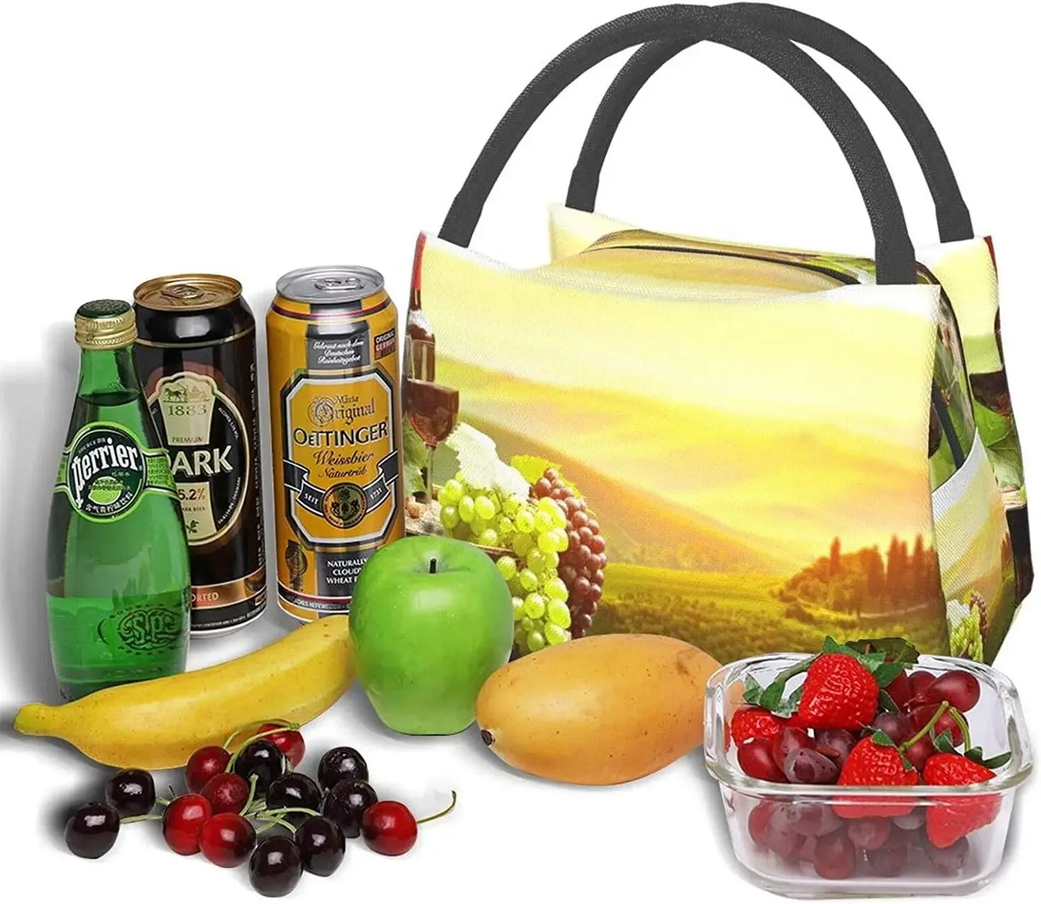 Портативная Изолированная Сумка Для Обеда Водонепроницаемая Красного Вина С