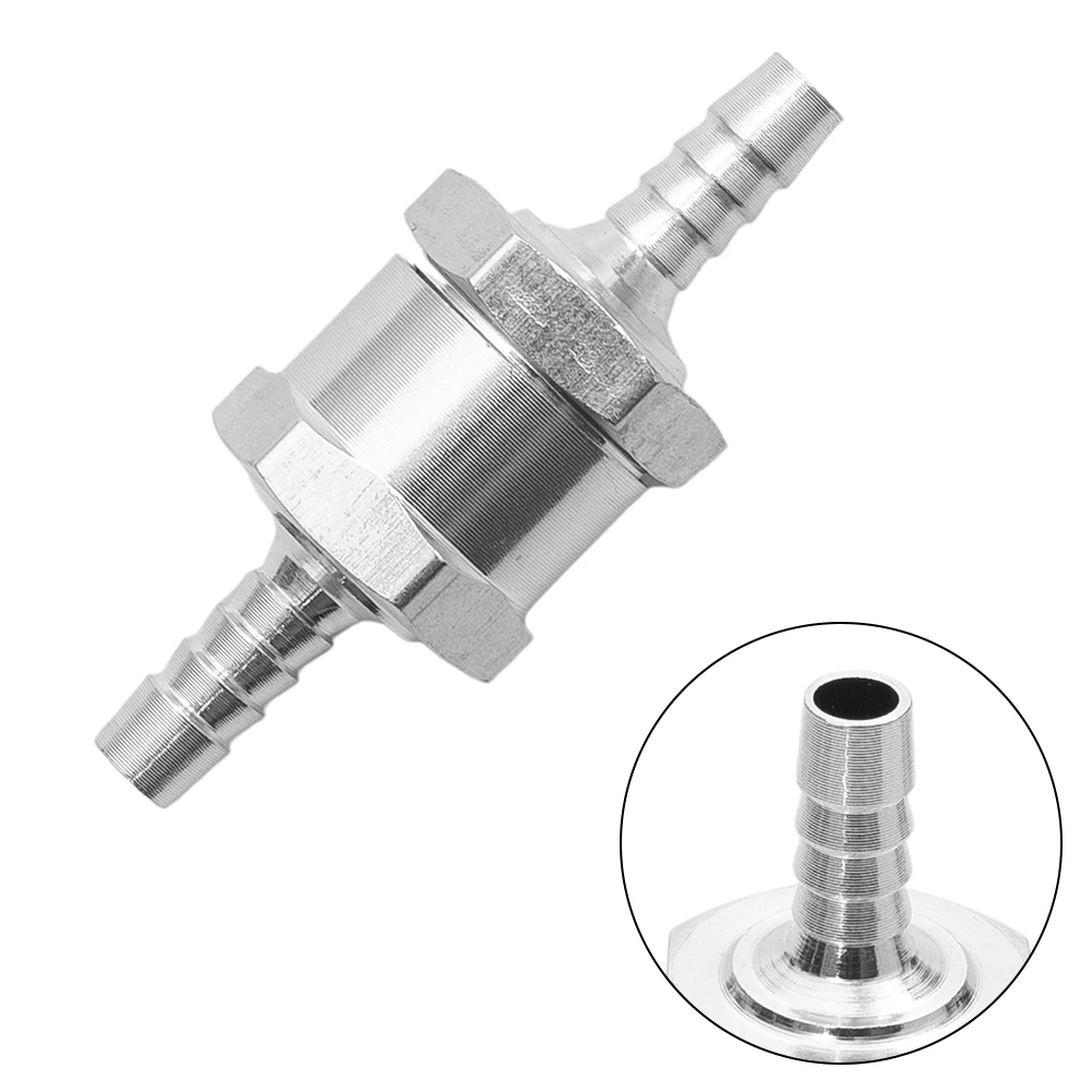 

1 Pc 6/8/10/12mm Aluminum One-Way Check Valve Fuel Water Vapor/Air Vacuum Automobiles Ships Helicopters Motorcycles Check Valve