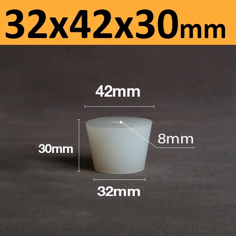 

1-5 шт. с отверстием 8 мм, силиконовые пробки, конические заглушки для воздушного шлюза, клапан для заваривания вина, резиновая заглушка для ферментации