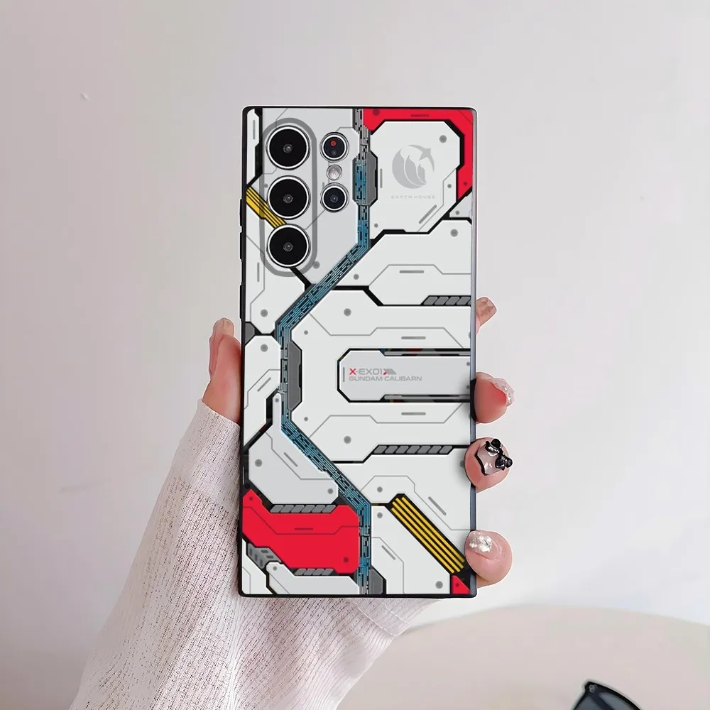 Фото Крутой механический чехол для телефона G-GUNDAMs для Xiaomi Redmi Note 14 13 12 12S 11 11S 10 9 8 7 Pro Plus 4G 5G Мягкая силиконовая задняя крышка №4