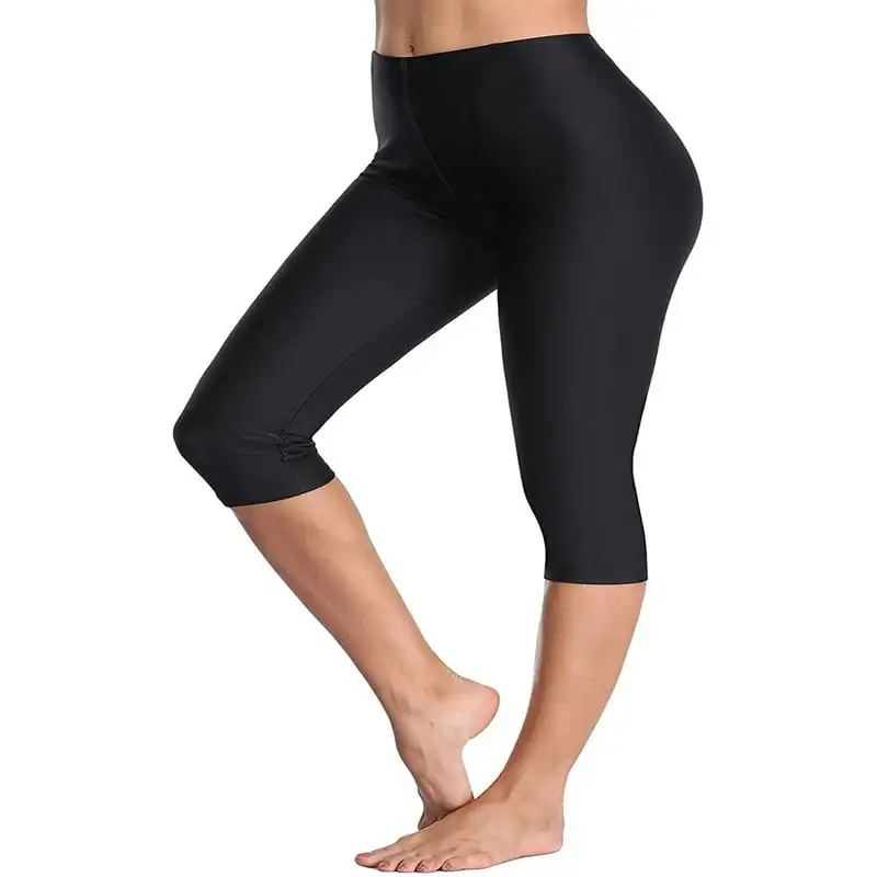 

Pants for Women High Waisted Swim Capris Swim Shorts Swimming Leggings