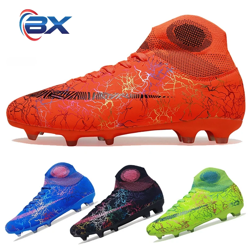 

NEW Outdoor Cleats Soccer Shoes Boys Football Boots Waterproof Soccer Shoes Outdoor Soccer Training Shoes Large Size 34-45