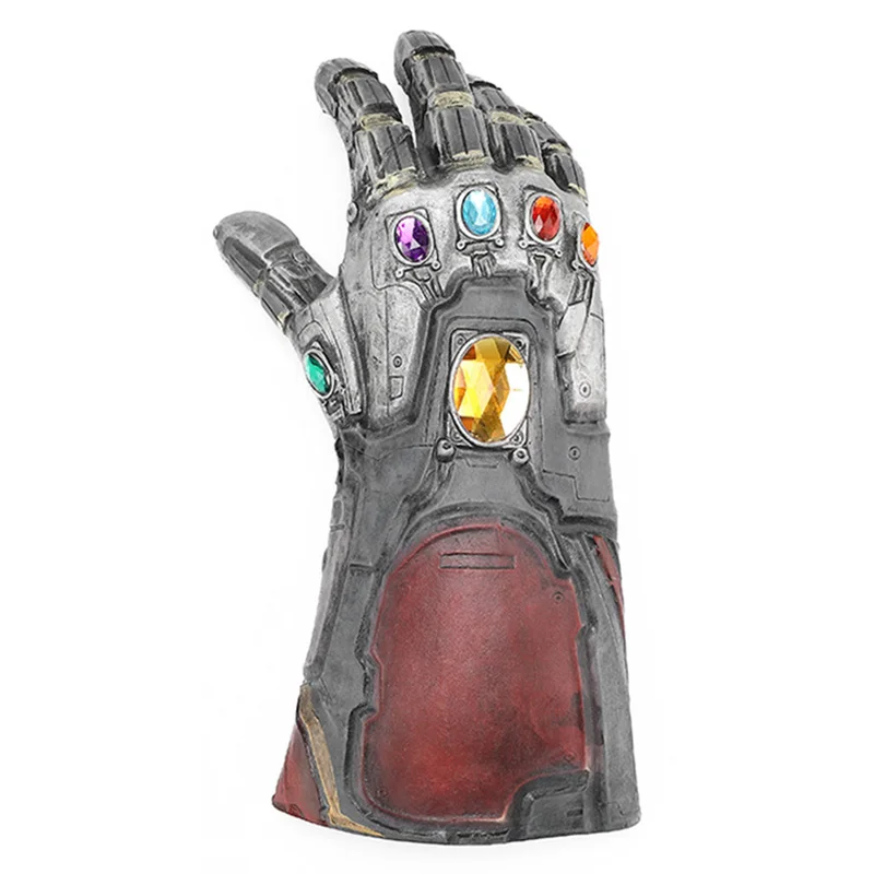 Танос шлем маска для лица капюшон перчатки на Хэллоуин латексный Мстители 4