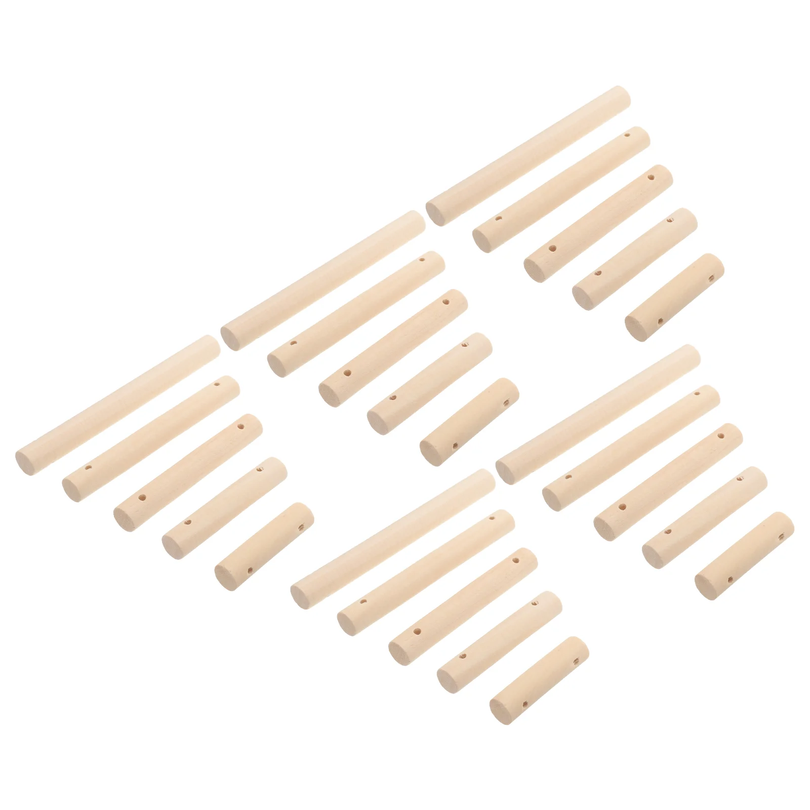 

Unfinished Wooden Rods Wood Material DIY Wood Cylinder Sticks DIY Crafts Supply