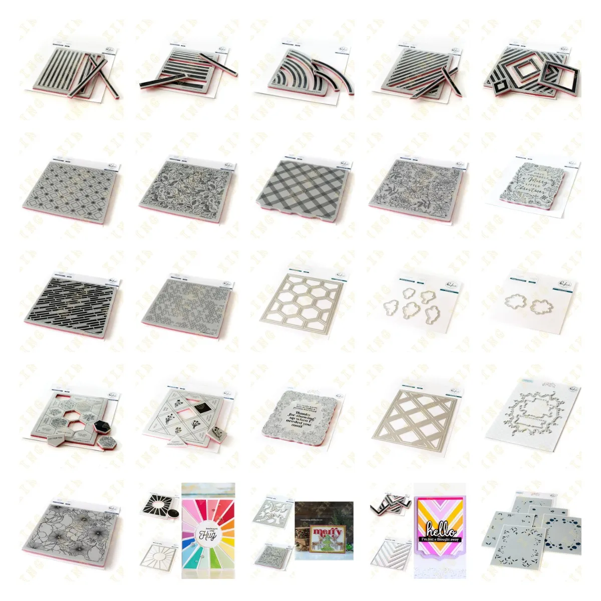 

Lemon Rainbow Diagonal Straight Stripes Sunburst Diamond 2022 New Metal Cutting Dies Stamps Stencil for Diary Embossing Template