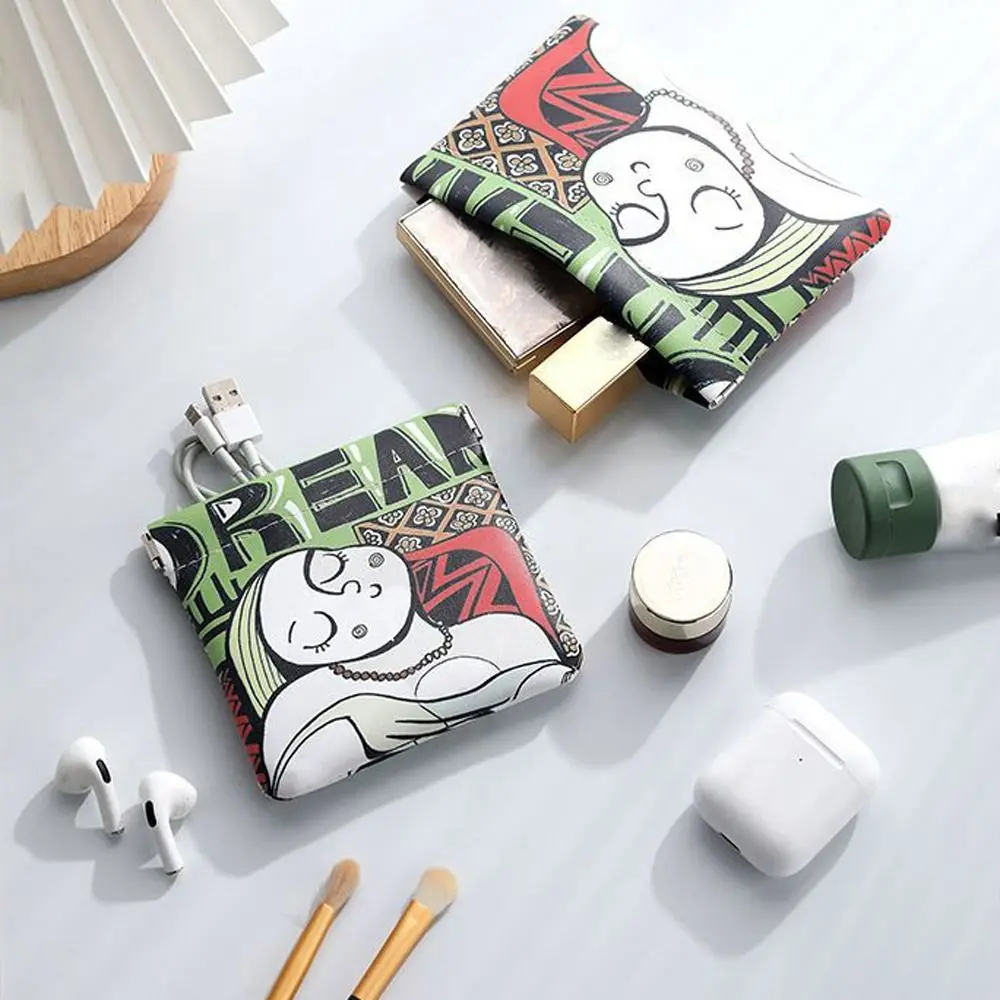 

Кошелек с цветочным принтом, мультяшный держатель для карт для девочек, Женская Весенняя сумка, женская косметичка, сумка для хранения для девочек