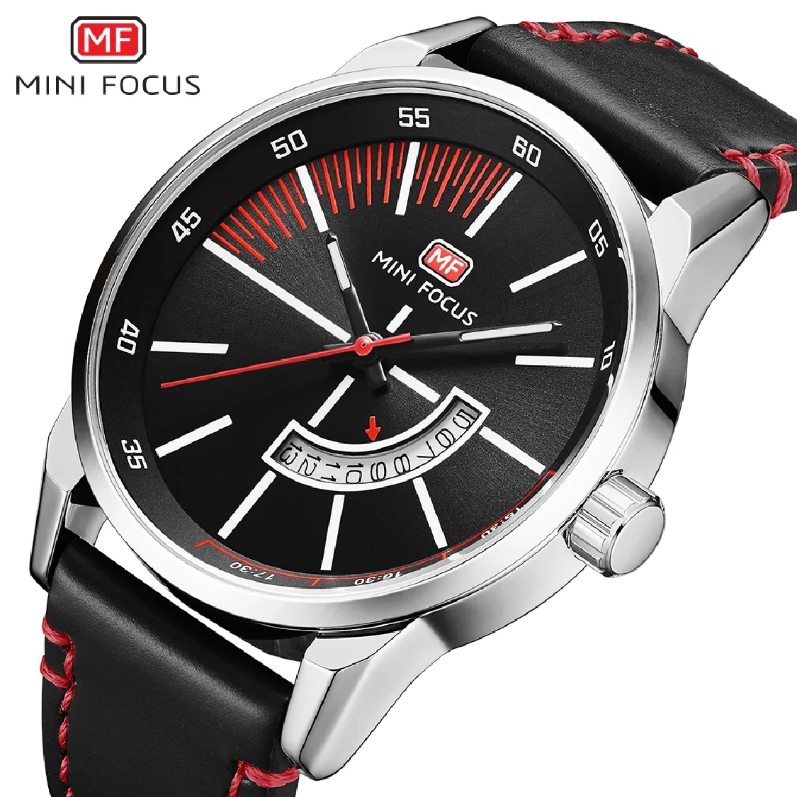 

Men Watch MINI FOCUS Men's Quartz Wristwatches Genuine Leather Male Top Brand Luxury Wrist Watch with Calendar Relogio Masculino