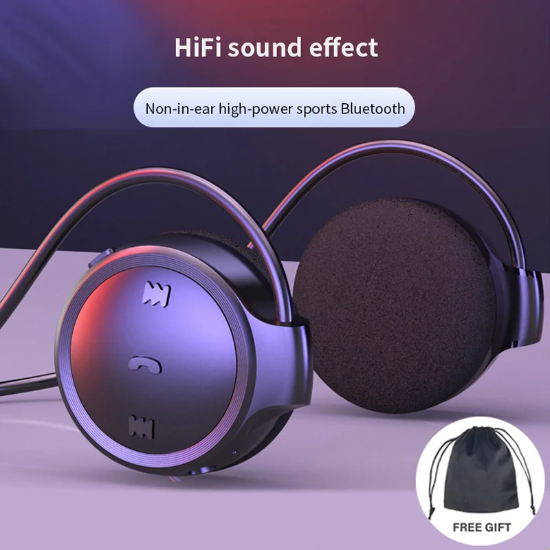 Bluetooth спортивные наушники беспроводные с шумоподавлением микрофон фитнес