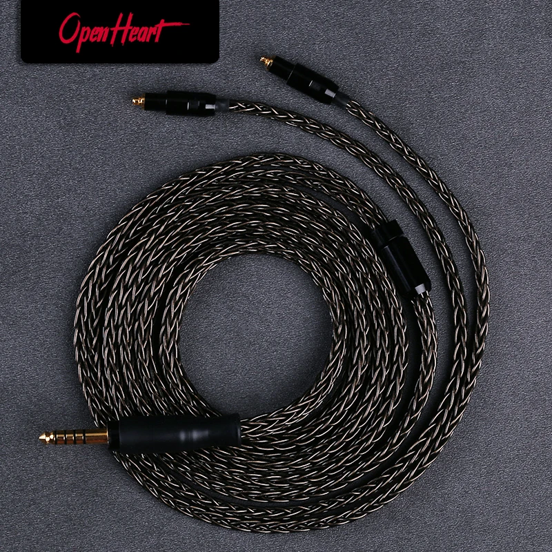 Кабель для наушников OPENHEART 16 ядер для Shure SRH1540 SRH1840 SRH1440 XLR 4,4 мм 2,5 мм 3,5 мм 2 м 3 м, обновленный сбалансированный кабель
