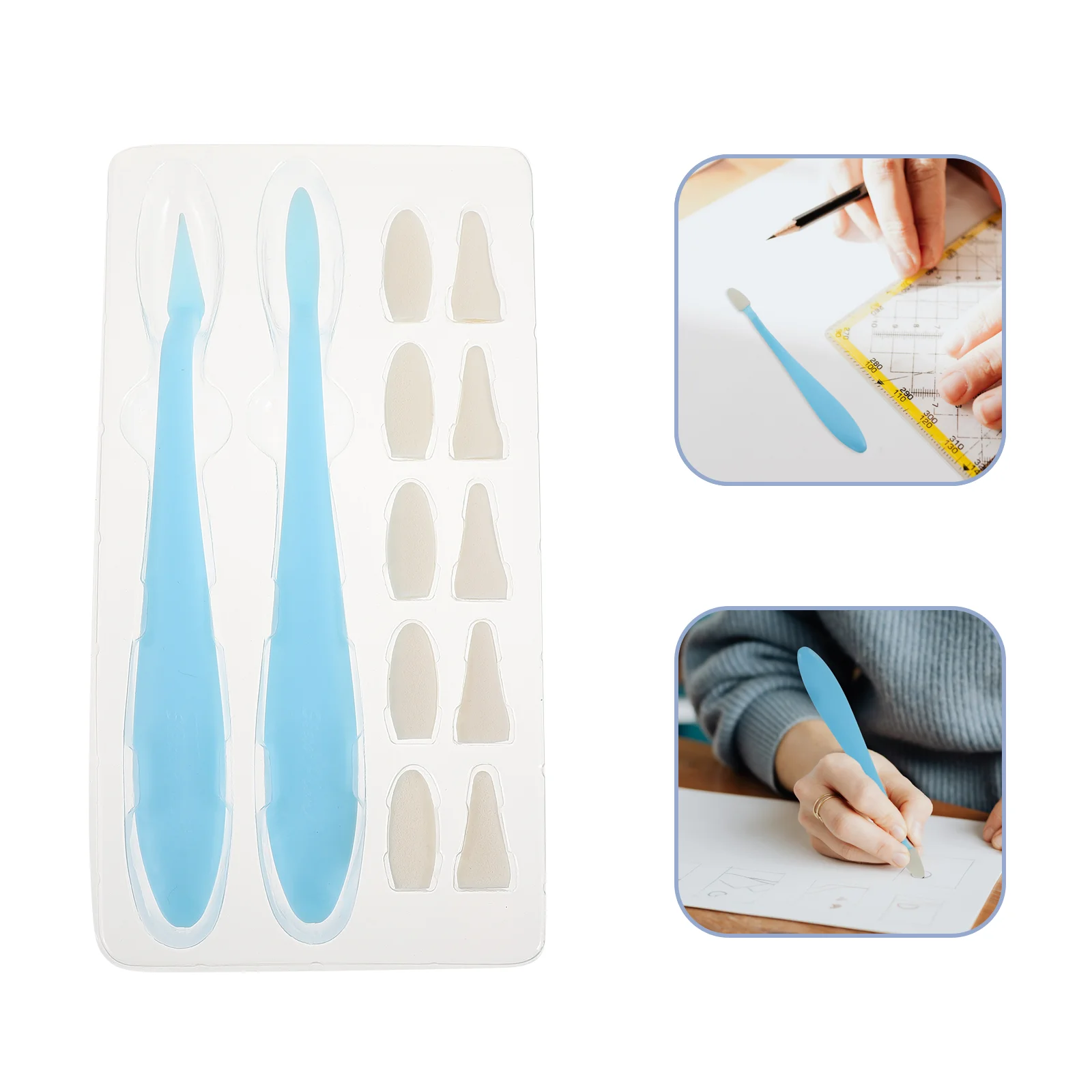 

Blending Paper Sketch Stumps Tool Drawing Stump Blenders Sketching Sponge Wiper Tortillions Sandpaper Kit Erase Smudge Artist