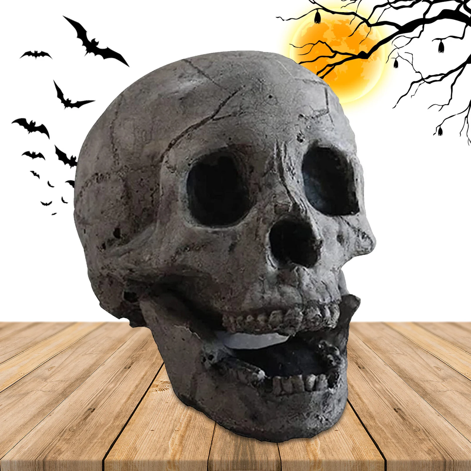 Череп пожарной ямы уличное украшение с черепом для барбекю костра |