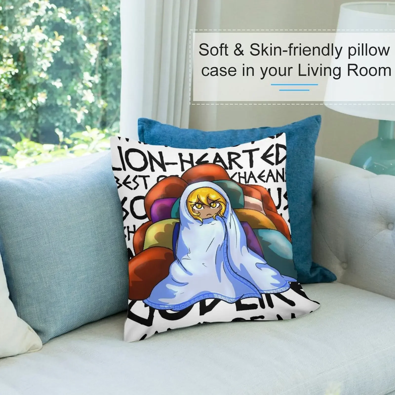 Epithets of Achilles Декоративная подушка Наволочка Рождественские спальные подушки