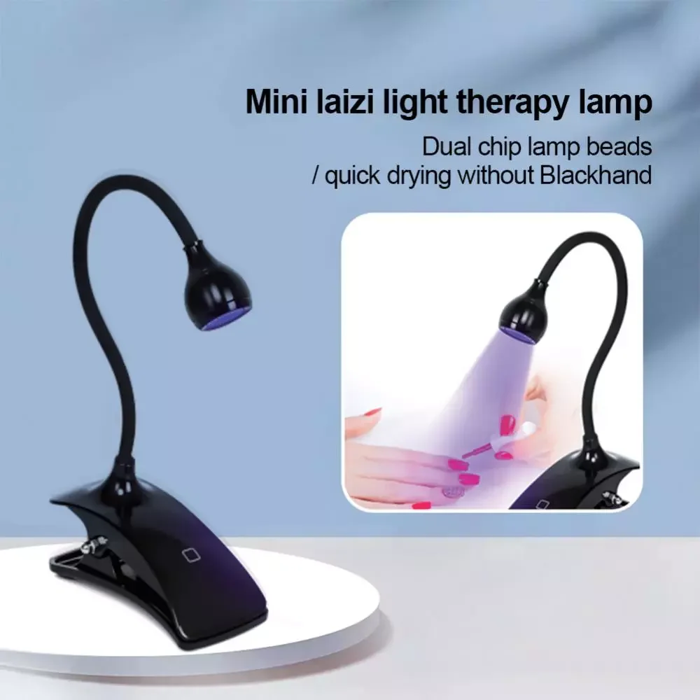 

NEW2023 Led Desktop Nail Lights Dryer UV Lamp Ultraviolet Flexible Clip-On Desk Nail Dryers Manicure Pedicure Salon Tool Nail Eq
