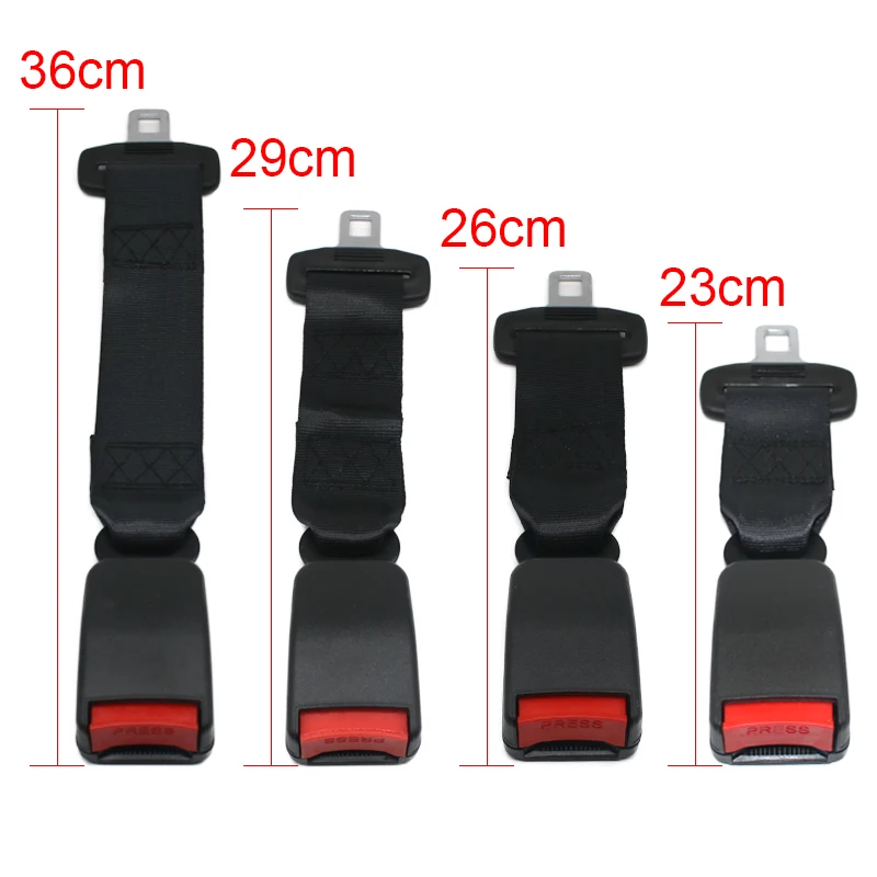 

Car Seat Belt Clip Extension 12-36cm Seatbelt Safety Lock Buckle Plug Clip Extender For Pregnant Woman Fat People Adjustable