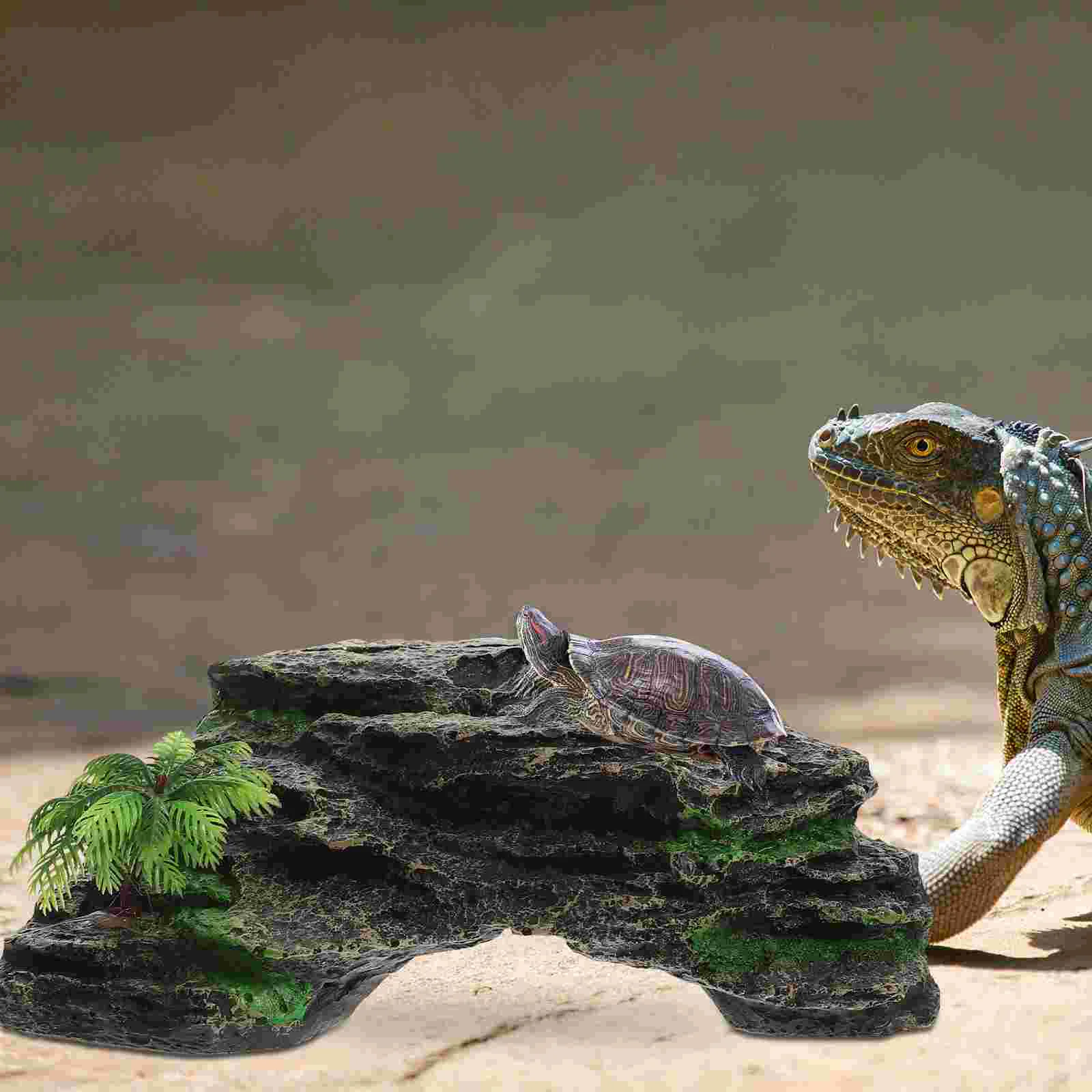 

Aquarium Accessories Turtle Resting Platform Turtle Basking Dock Turtle Tank Rocks Turtle Hideout Cave