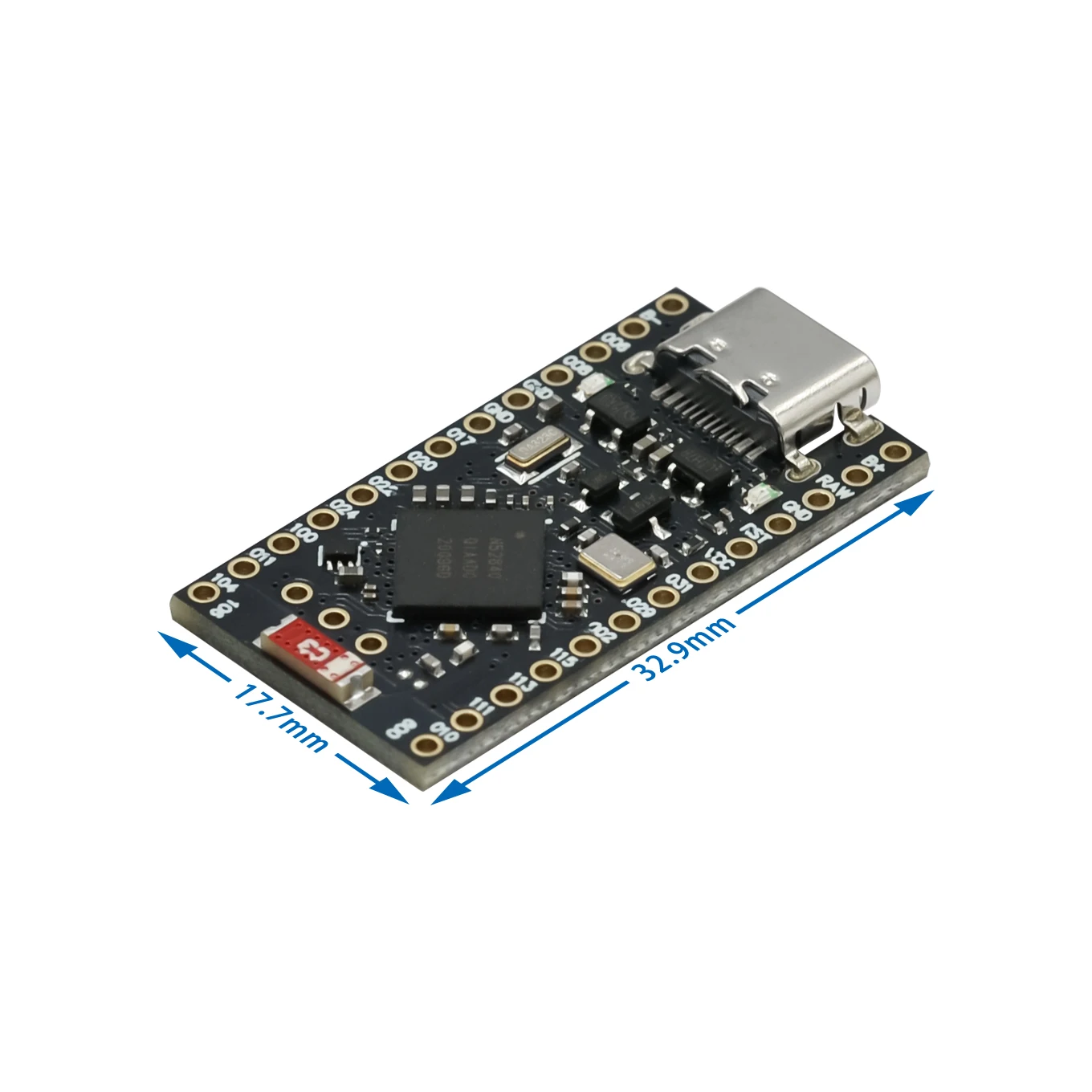 Фото NRF52840 Макетная плата, совместимая с хорошим! Nano V2.0 Управление зарядкой Bluetooth Pro Micro NRF52840 №4