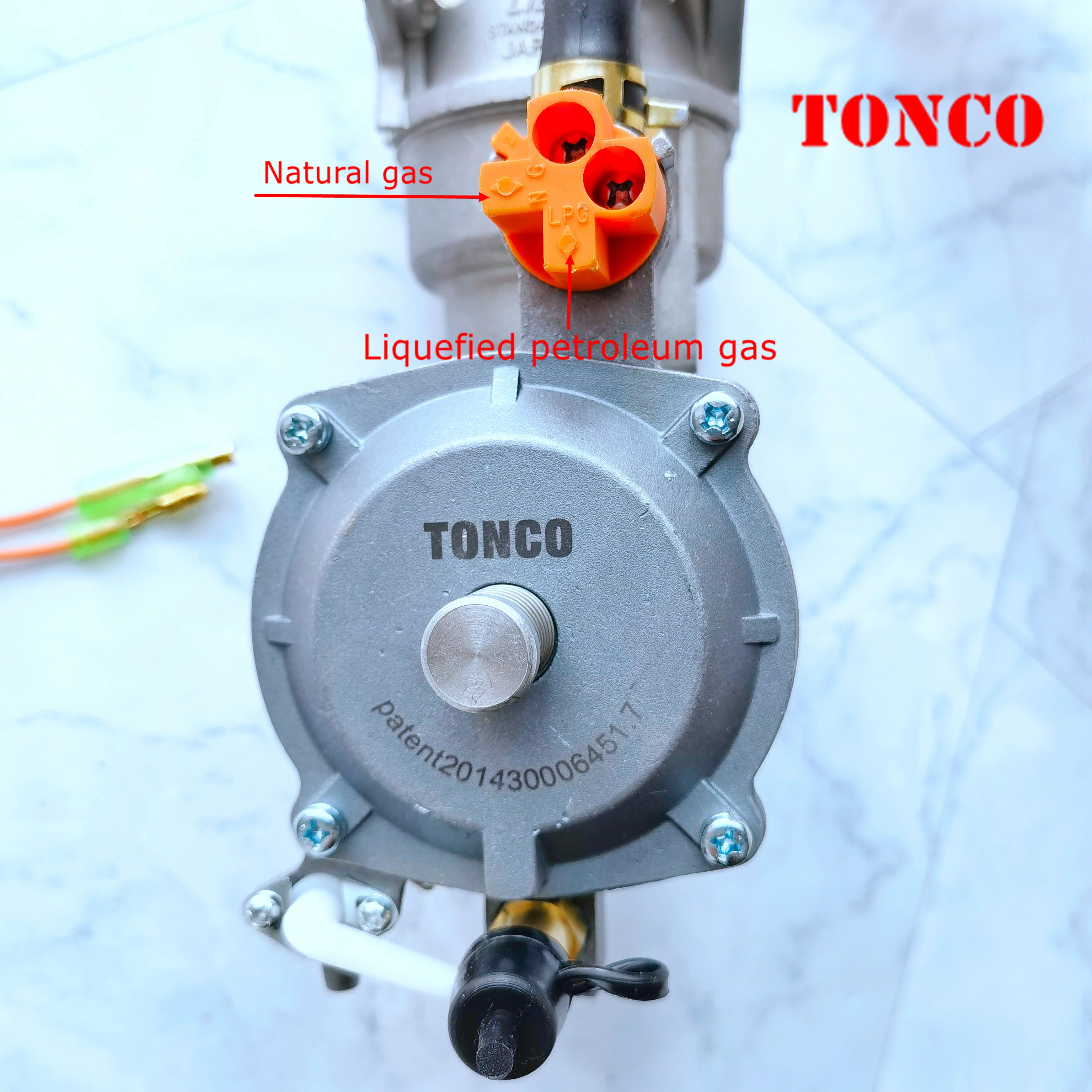 Карбюратор генератора GX420 190F на два вида топлива бензин и газ (LPG магистральный