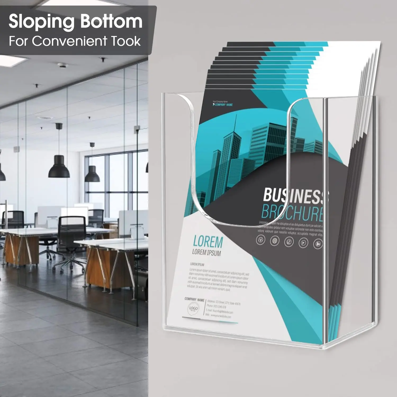 Настенный держатель для книг A4/A5