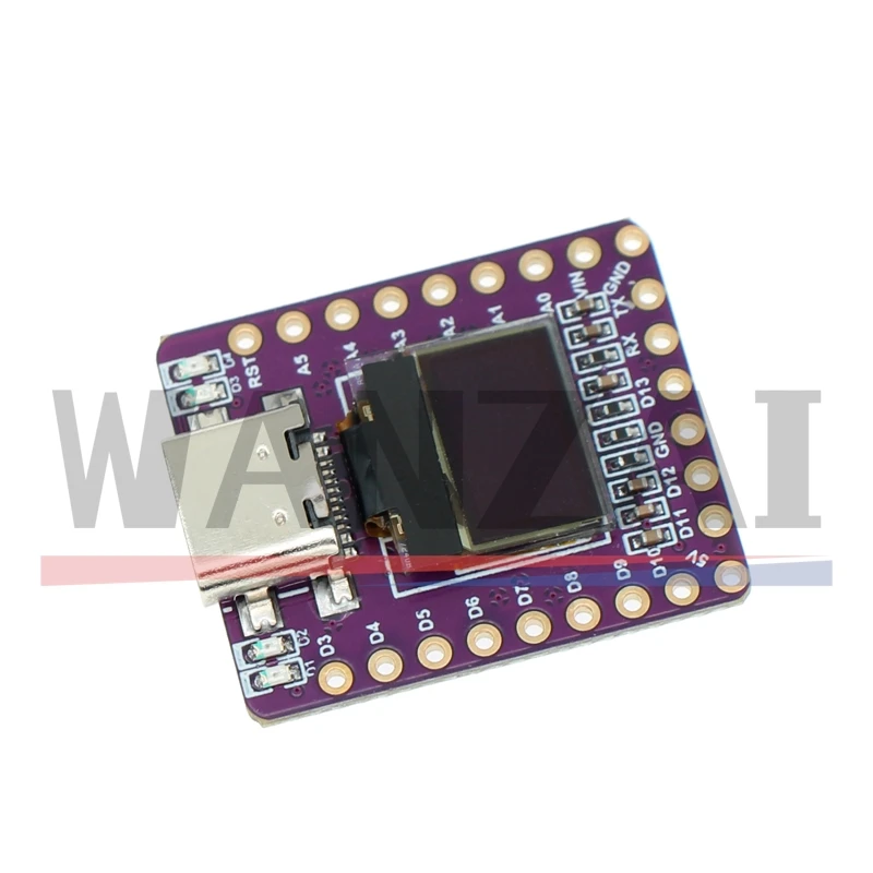 Макетная плата Nano 3 0 OLED USB Type-C NANO 5-дюймовый модуль супермини экран Atmega328