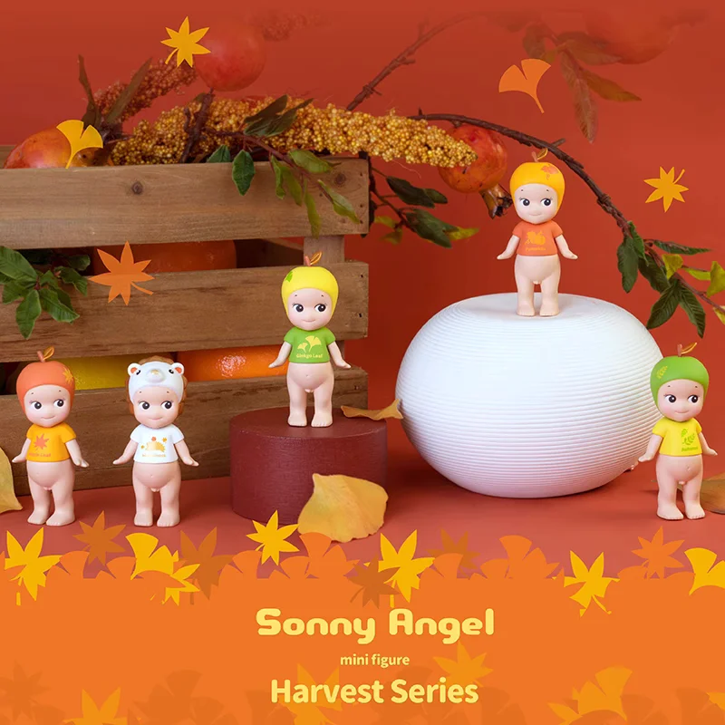 

Sonny Angel Harvest Autumn Series Anime Figure Backpack Decor Keychain Pendant Dolls Cute Collectible Model Kids Toys Gifts