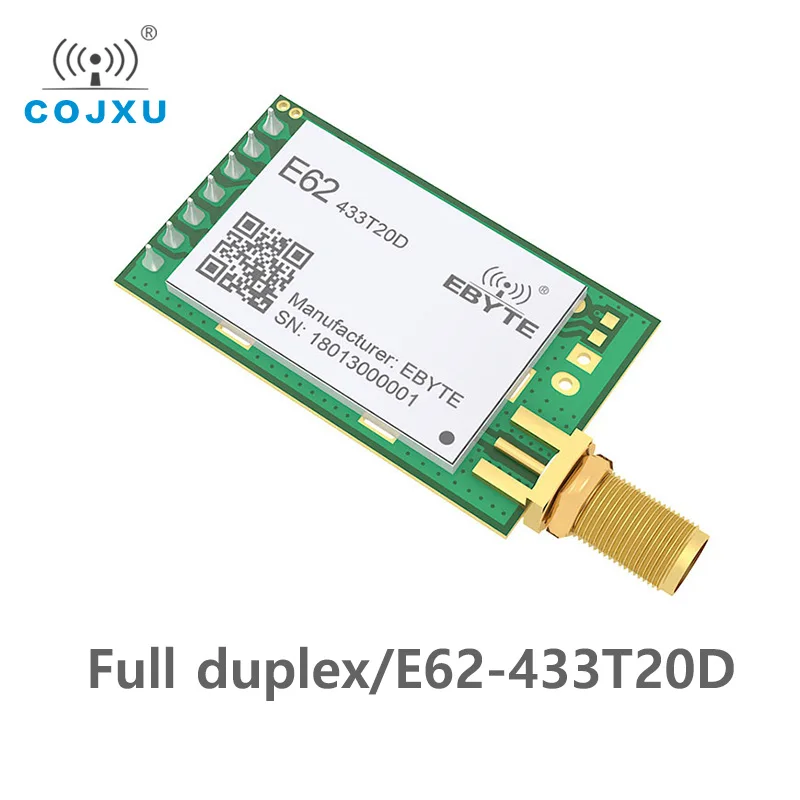 433MHz TCXO Full Duplex rf Module ebyte E62-433T20D Long Range Wireless Transceiver iot Transmitter and Receiver UART