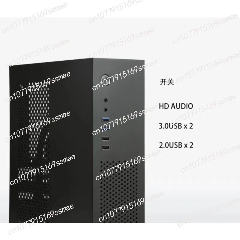 Корпус для настольного компьютера SKTC A10 HTPC оснащен источником питания 1u MATX